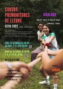 Cartell cursos premonitores Estiu 2025 ATLAS
